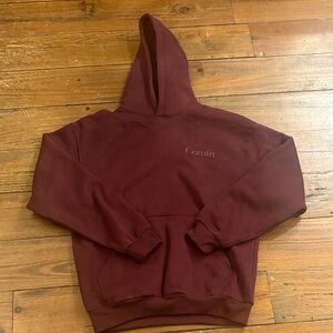 Comfrt Burgundy Hoodie